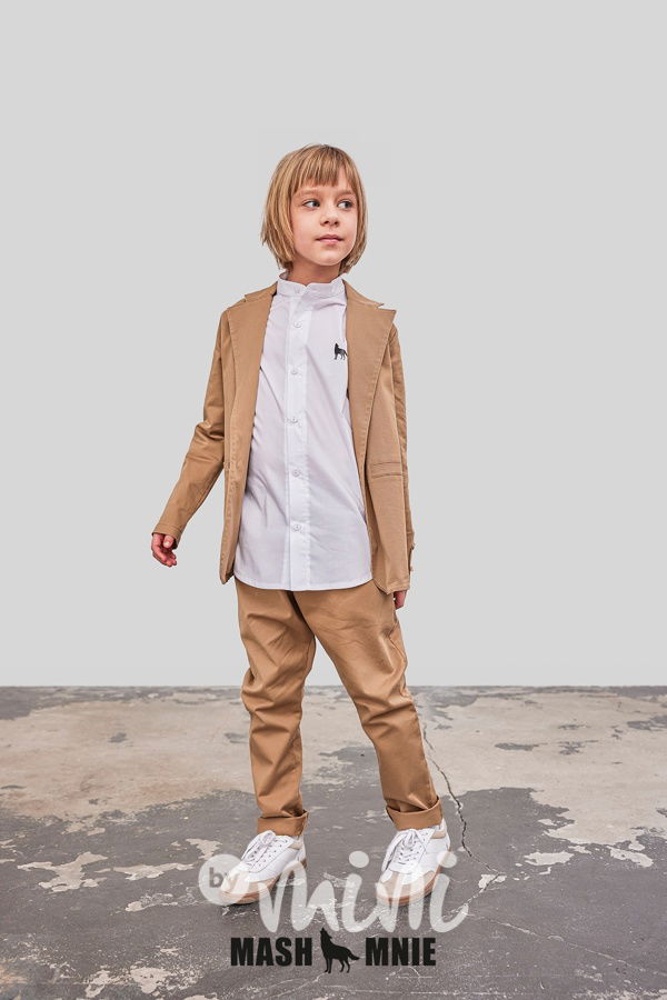 Mash Mnie kalhoty béžové