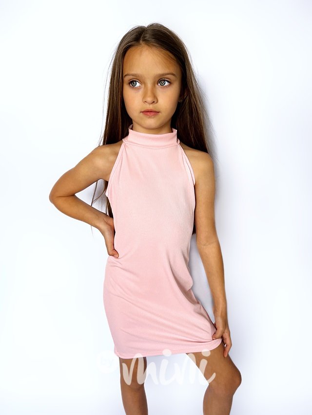 Letní mini šaty sweet pink