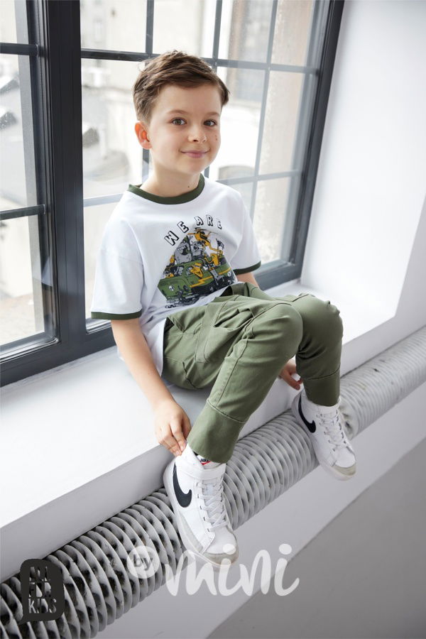 All for kids kapsáčové kalhoty khaki