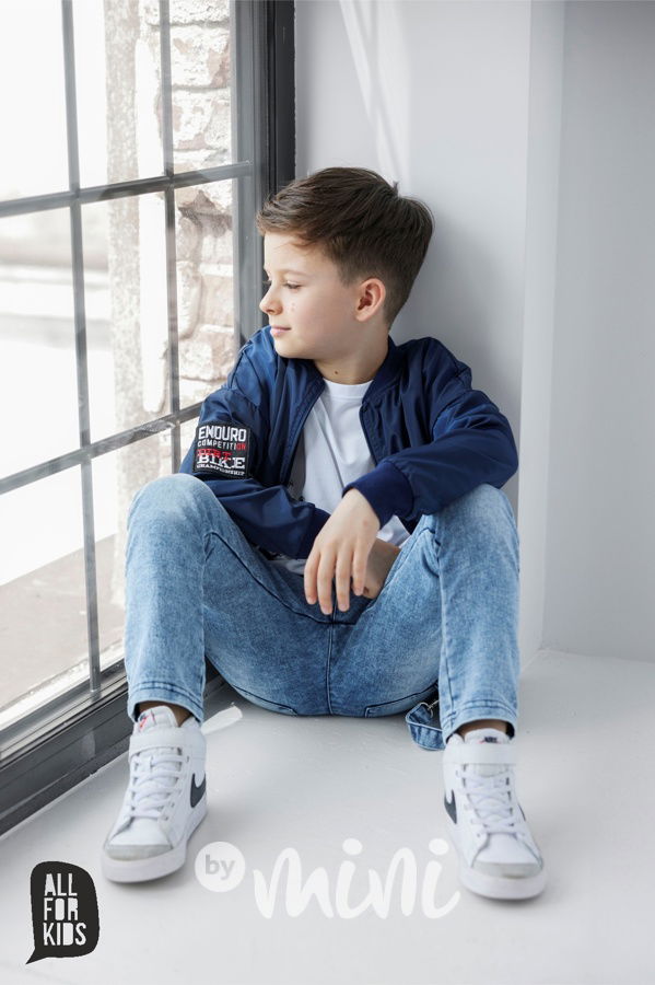 All for kids jarní bunda blue