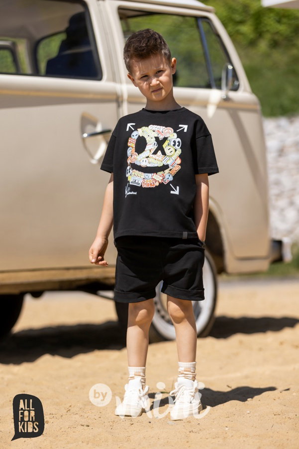 All for kids triko SMILEY černé