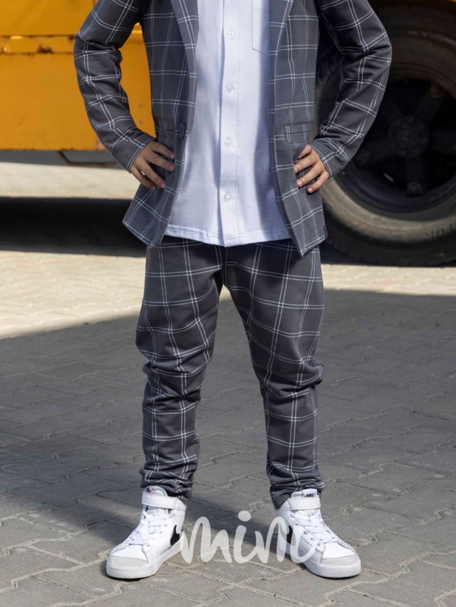 All for kids kalhoty grey karo