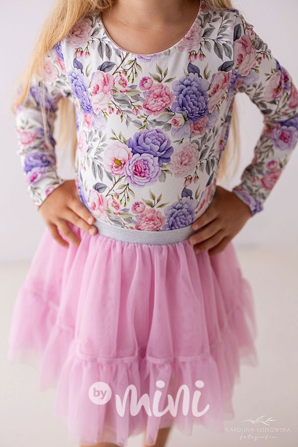 Růžová maxi tutu sukně Lily Grey