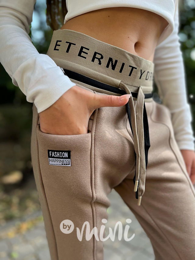 Zateplené kalhoty Eternity béžové