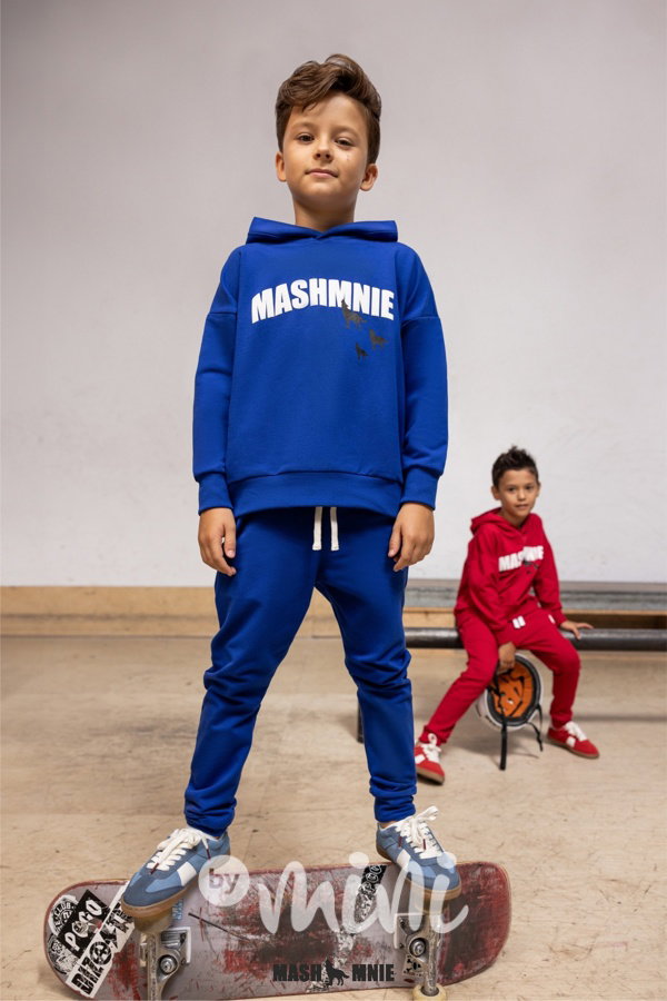 Mash Mnie jogger tepláky WOLF modré