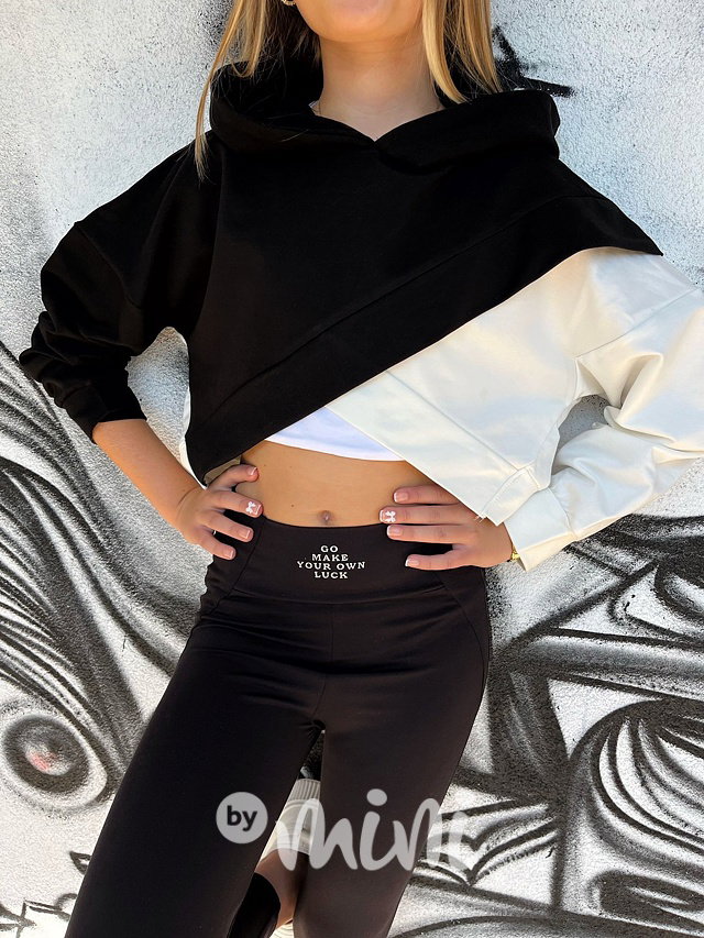 DUO crop mikina