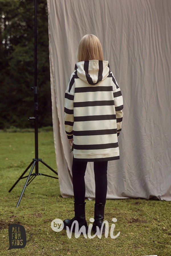 All for kids mikinová tunika pruhy