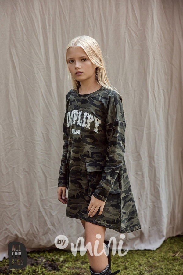 All for kids cargo šaty army