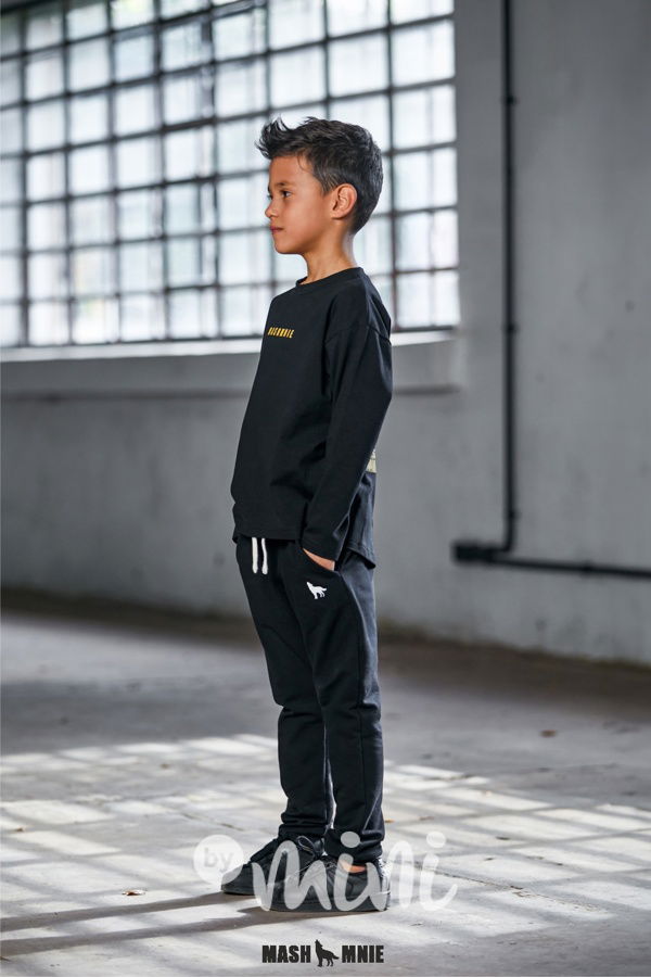 Mash Mnie longsleeve triko WOLF černé