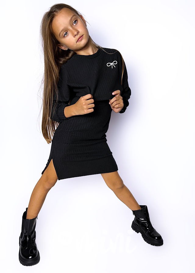 2v1 šaty + blůzka black