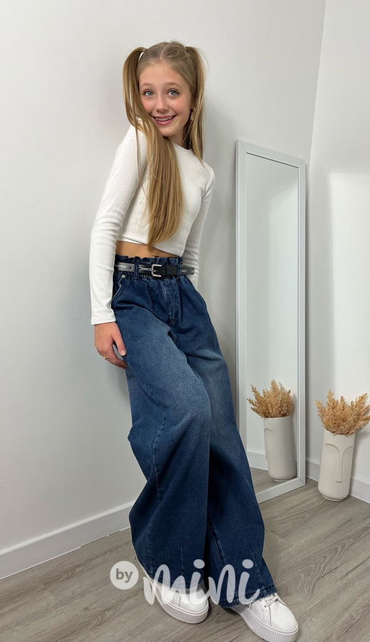 Zateplené lounge volné maxi džíny