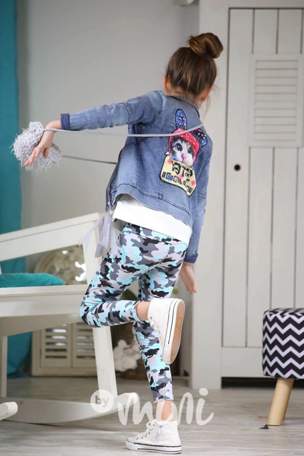 Jeans "křivák" bundička