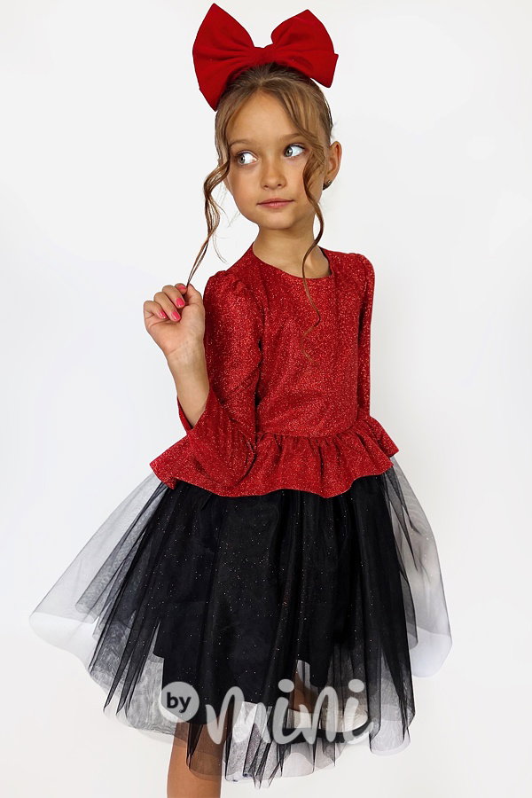 PREMIUM luxury šaty red/black