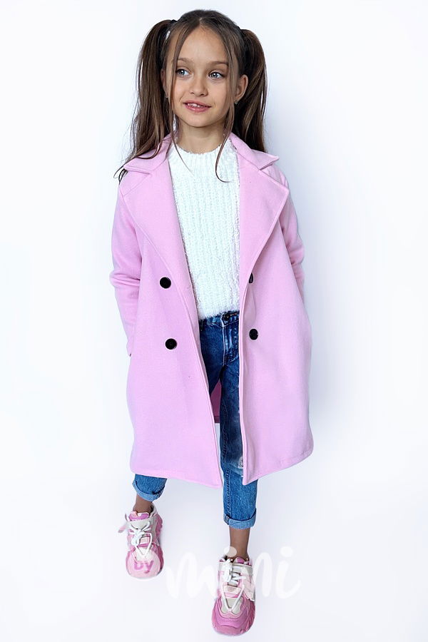 Flaušový kabátek pink