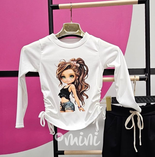 Fashion girl blůzka na stahování