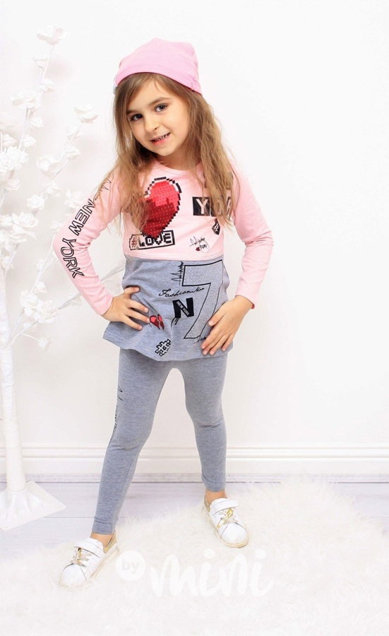 Pink/Grey New York set