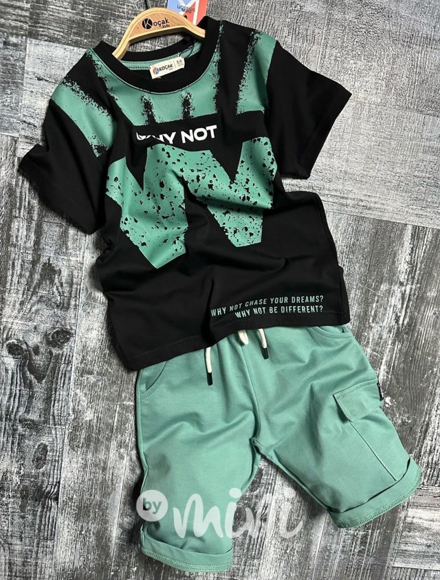 Letní set WHY NOT green