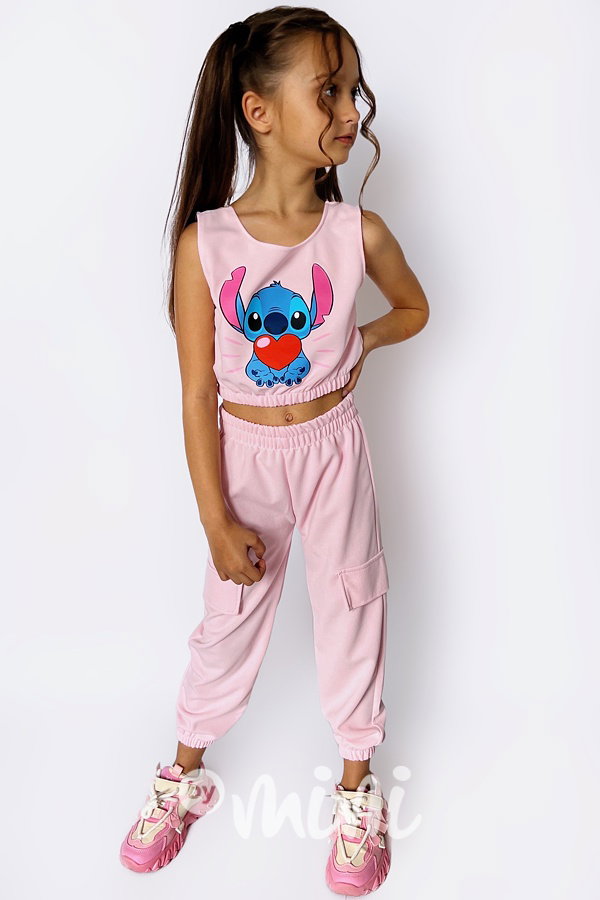Lilo & Stitch sporty trojkomplet pink