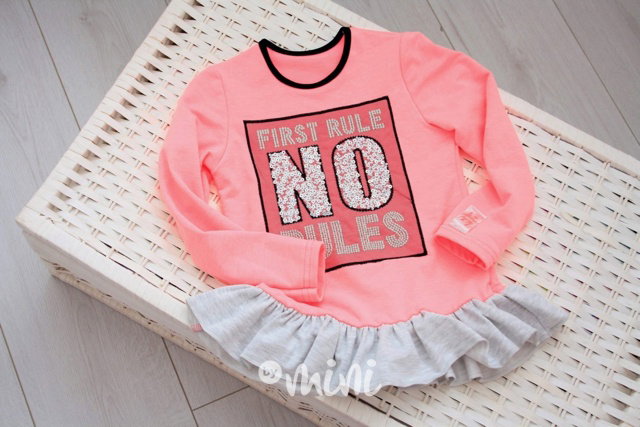 NO RULES neon tunika