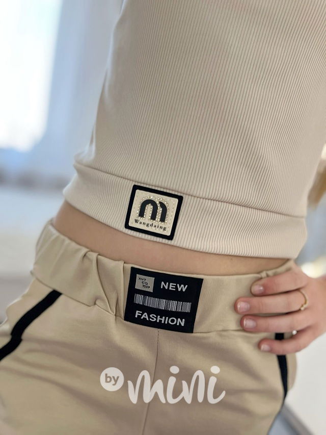 FASHION široké švédy beige