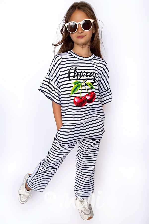 Cherry pruhovaný beach komplet