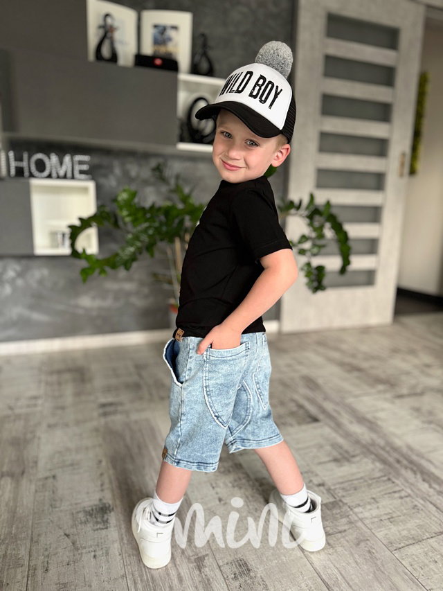 Soft denim kraťasy