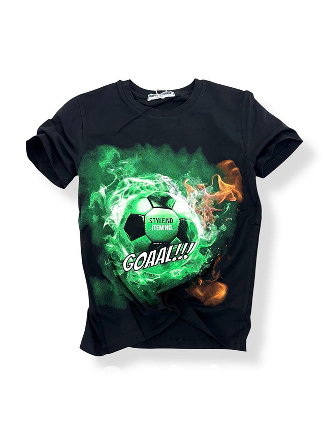 GOAL triko black/green