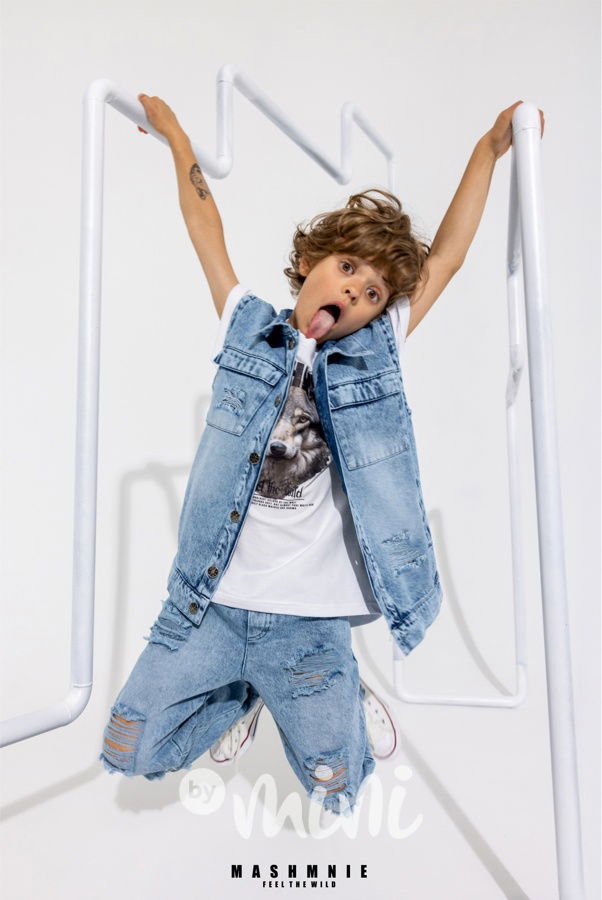 Mash Mnie ripped boyfriend jeans