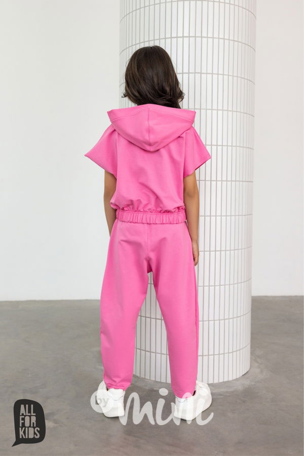 All for kids hoodie blůza vintage pink