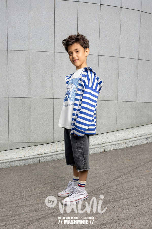 Mash Mnie mikina pruhy