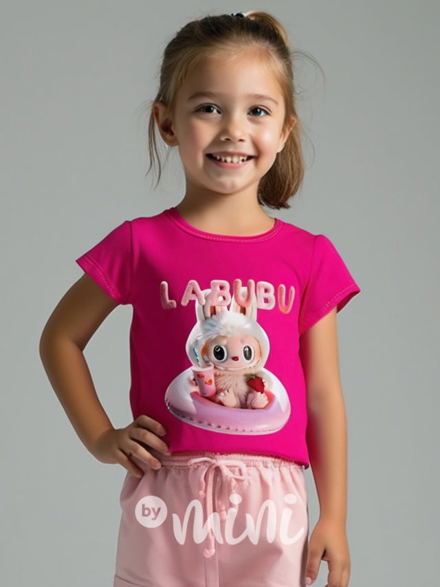 Labubu triko SWIM růžové