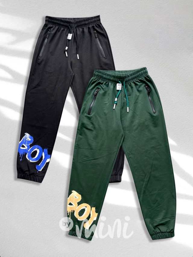 BOY tepláky khaki