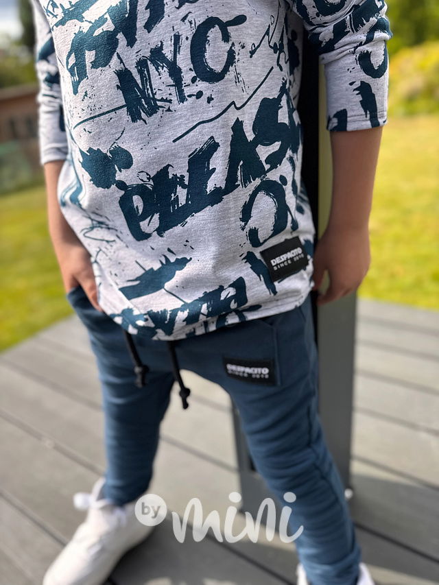 Letters petrol longsleeve blůzka *Despacito*