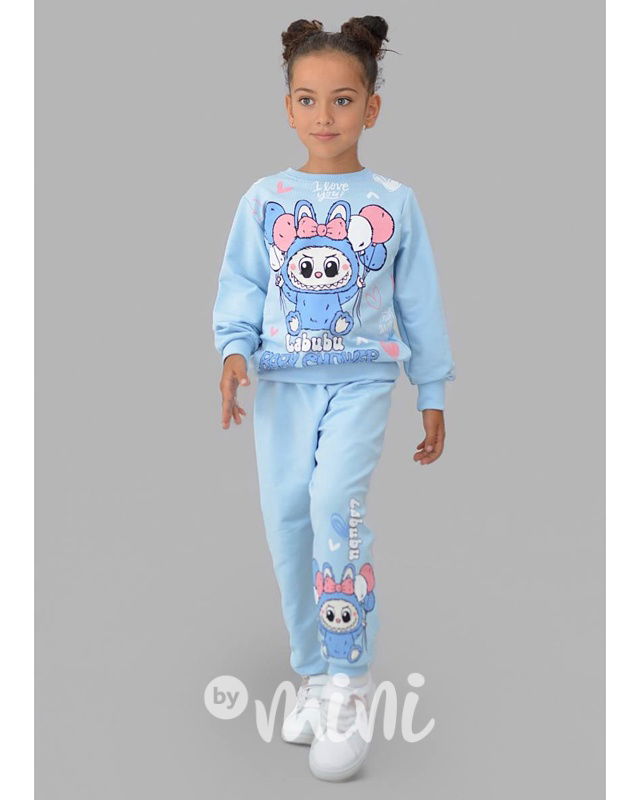 Labubu tepláková souprava baby blue