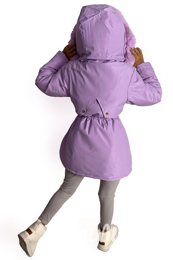 Zimní parka s kožíškem LILA