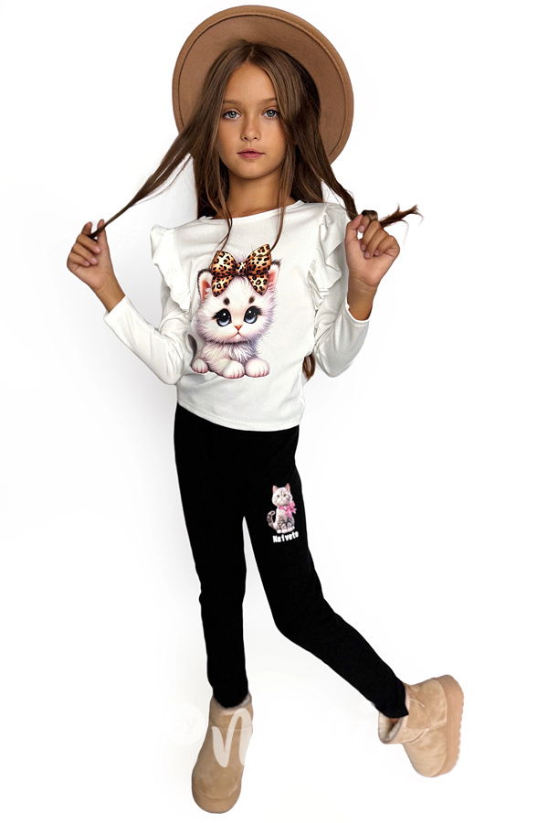 SUPER THERMO černé legíny CAT