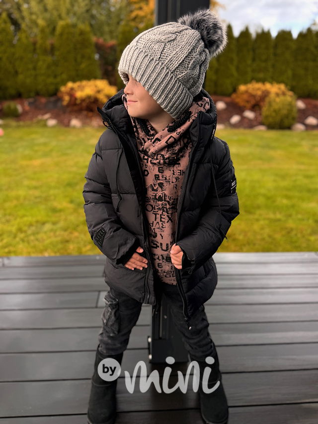 Zimní černá bunda STYLE