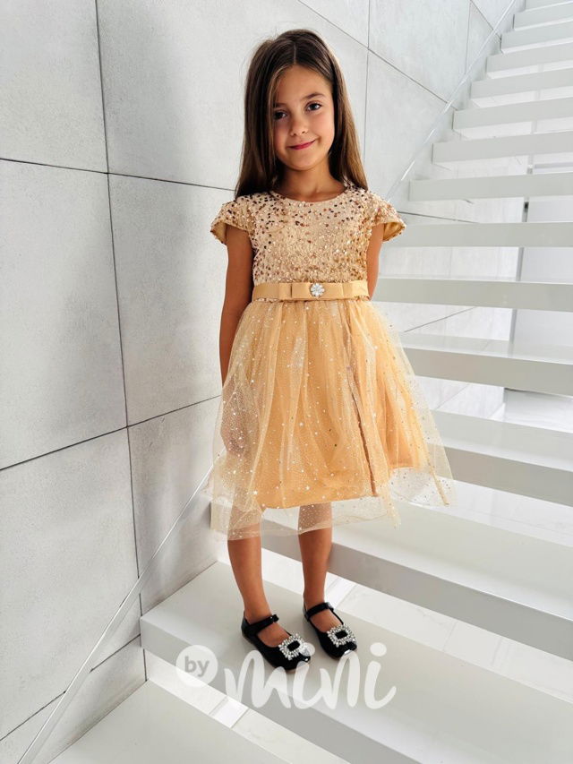 PREMIUM slavnostní šaty STARS zlaté