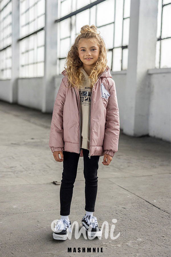 Mash Mnie zimní bunda WOLF pink