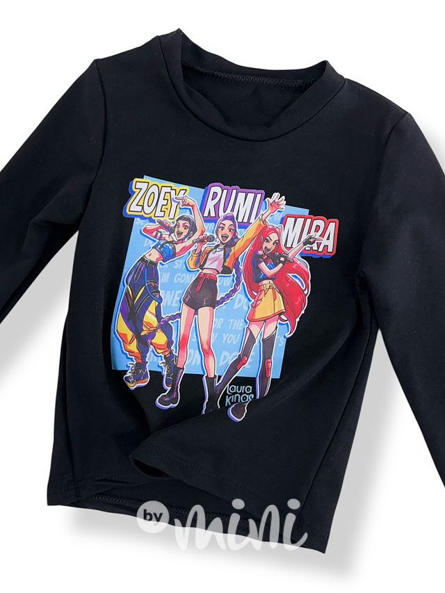 Demon Hunters blůzka GIRLS černá