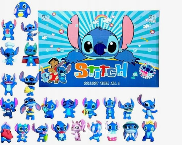 STITCH adventní kalendář figurky
