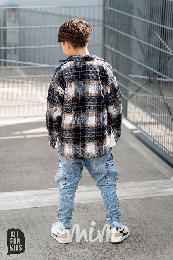 All for kids soft denim kapsáče blue