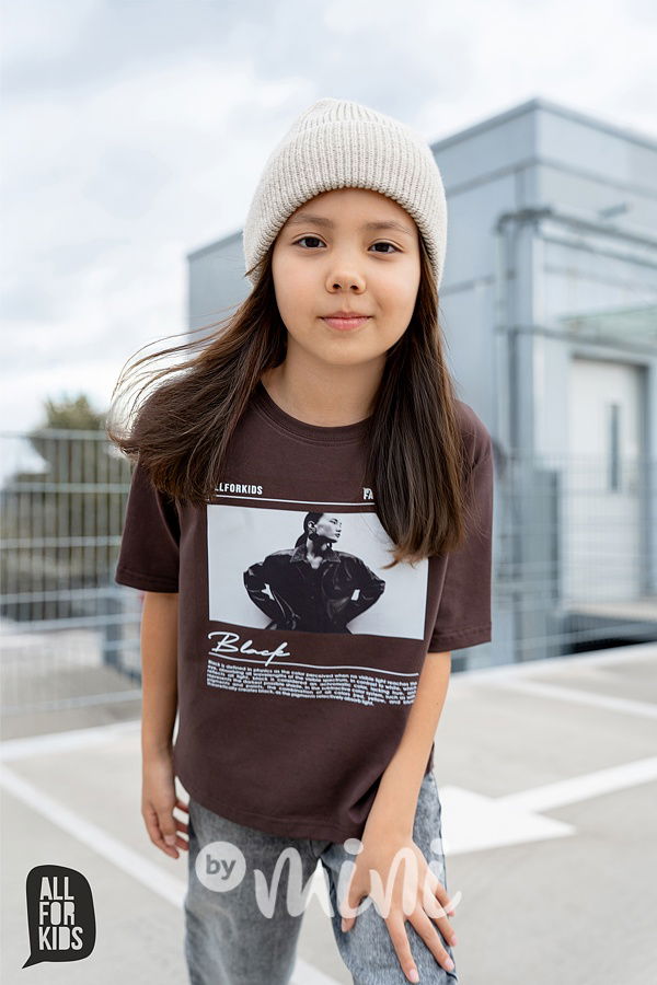 All for kids triko BLACK choco