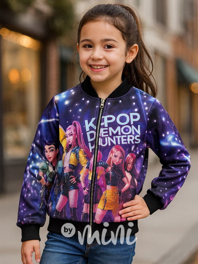 Demon Hunters zateplená mikina na zip