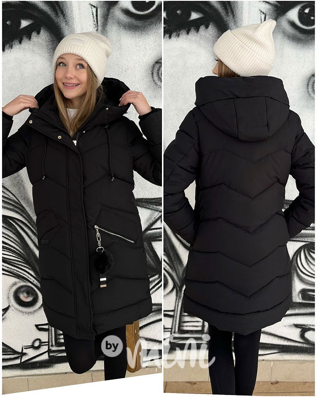 Zimní kabát Lily černý