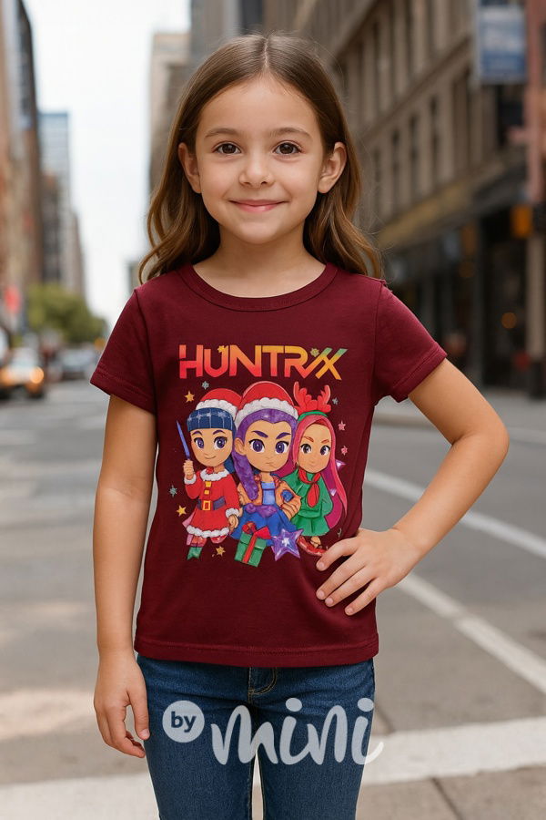 Demon Hunters triko XMAS bordo