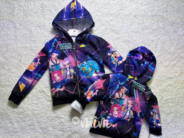 Demon Hunters zateplená mikina na zip