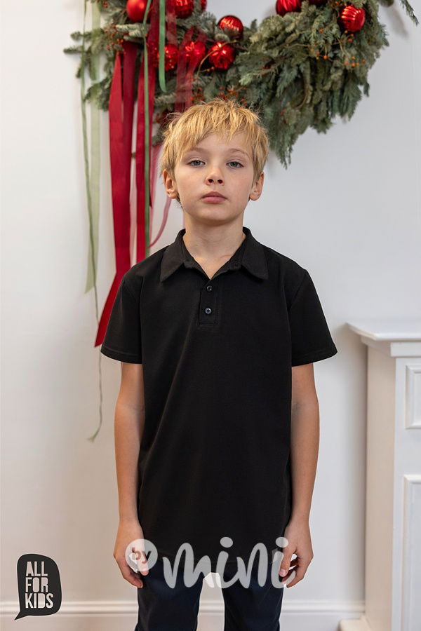 All for kids polo triko černé