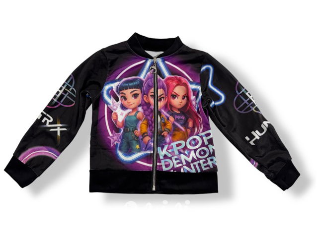 Demon Hunters soft velur mikina