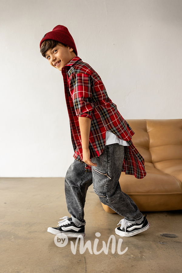 Mash Mnie red karo košile WOLF